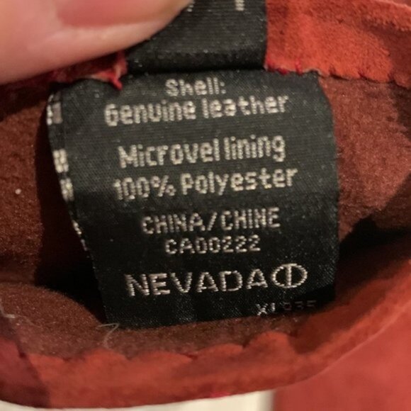 Rust coloured Leather Nevada Gloves Size Large - Picture 4 of 4